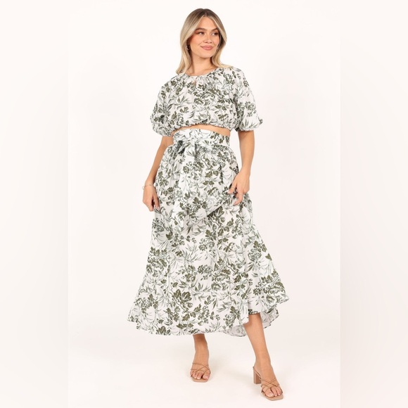 PETAL & PUP DELILAH SET - GREEN FLORAL L B1646 - Picture 4 of 9